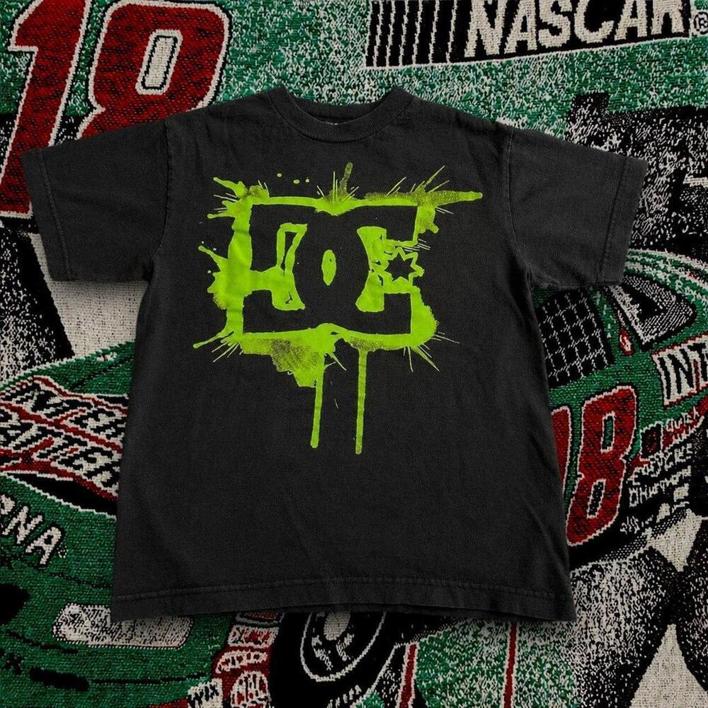 Dc Shoes Splatter Graphic Tee Black Unisex Shirt